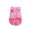 Wholesale Cold Weather Multicolor Winter Warm Soft Pet Jackets Dog Vest
