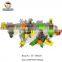 Hot sale kids plastic big tube slide with garden swing