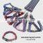 High quality skin-friendly new arrived denim dog collar pet harness and leash set