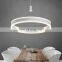 High quality coffee color chandelier big round pendant lamp with led lighting