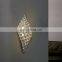 Indoor decorative classic e14 antique wall lamp cloth lamp shade hotel bedside modern crystal wall lights