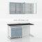 Laboratory furniture wall work bench phenolic resin chemical biology laboratory bench table