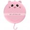 2019 Amazon Hot selling USB charging Cute  cat Small Pocket sensor touch led mirror for makeup with Fan