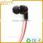 Promotional comfortable communication wholesale fancy flat wired earphones earbuds