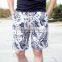 2016 summer beach wear printing young short pants for man