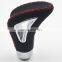 Car Accessories Triangle Gear shift knob real leather white stitch manual shift knob
