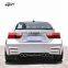 Good fitment m4 style body kit for BMW 4 series f32  front bumper rear bumper side skirts for BMW F32 plastic material