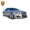 WD Facelift Car Body Kit For Au di A7 Fiberglass Material Lip Side Skirts Wing