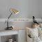 Factory Custom Luxury Brass Color Adjustment Table Lamp