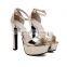 women new stylish design high heeled ankle strap platform sandals ladies wedding or party heels shoes