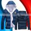 Wholesale custom men and women mixed winter casual down jacket hooded top crop DIY broken head bear cotton jacket S-5XL