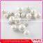 white pearl button with tunnel shank for women's wedding dress