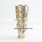 gold plated flower vase