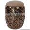 copper antique drum stool