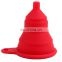 Silicon Rubber Foldable Collapsible Funnel For Water Bottles and Kitchen