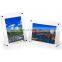 Frameless Tabletop Floating Photo Frames Clear Acrylic Picture Frame Desktop Free Standing