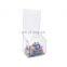 plastic secure design wholesales custom locking clear charity acrylic donation box