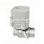 COVNA 2 Way 2PC 12V DC CR2 2 Wire Auto Return Stainless Steel Electric Automatic Water Shut Off Valve