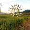Iron style outdoor sculpture personalized alien crafts creative metal windmill ornaments