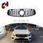 CH Fast Shipping Factories Light Fit Plastic Car Grill Front Hood Mesh Bumper Grille For Mercedes Benz Glc X253 2015-2018