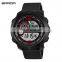 SANDA 762 Cheap Wristwatch For Mens Silicone Strap Digital Quartz Designer Watches Oopular Brands