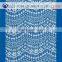 Scallaped eyelash mesh lace fabric