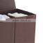 Storage Foldable 2- Compartment Hamper, Laundry hamper with Magnetic Lid Closure