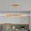 Nordic LED Chandelier Fashion Creative Ceiling Hanging Lamp For Restaurant Dining Table Office Simple LED Strip Pendant Light