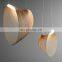 Circle Curve Line Pendant Light Bedroom Personality Simple Living Dining Room Art Chandelier