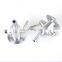 Sanitary stainless steel aseptic tri clamp sample valve for beer