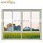 Double Glass Aluminum Sliding Windows Mosquito Screen Sliding & Turn Window 4 Track Vertical Aluminium Sliding Windows