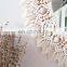 Hot Selling Large Beaded Macrame MirrorWhite Wall Decor