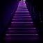 Factory wholesale theater carpet step up pink linear light stair lamp