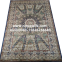 5x8ft royal blue handmade silk persian carpet for sitting room and bedding room