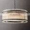 SAN MARCO Large Round Glass Chandelier Nordic Modern Living Room Dining Bedroom Ceiling Indoor Decoration