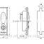 High safe Plane Cabinet Lock