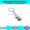 Factory direct sale guitar shape keychain with rhinestone