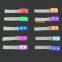 Nylon-LED-Armband mit individuellem LOGO, ferngesteuert mit DMX-Steuerung, Stoff-LED-Armreif