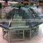 APEX supermarket shelf or grocery stainless steel fruit vegetable display rack/vegetable and fruit display shelves