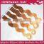 Two Tone Ombre Brazilian Hair Weave Wet And Wavy Remy Ombre Tape Hair Extension