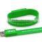 Cheaper silicone wristband bracelet usb flash drive for promotion