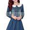 One piece Dress Girls Demin Dress SYNZ-6390