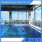 Tempered laminated safety glass for swimming pool
