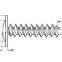 phillip drive wafer head Self-Drilling Screws BZP