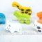 kids wooden beads block bus toy