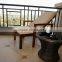 Contract Oudoor Furniture Hotel Balcony Wooden Lounge Chair