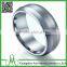 High quality ring jewellery for men center tungsten matte wedding ring best price anniversary ring