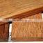 teak outdoor wood decking with U clip accessory