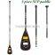 3 part Carbon Fiber SUP Paddle for Inflatable Package