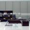 DT-12 wooden office desk stainless steel table base office executive desk                        
                                                Quality Choice